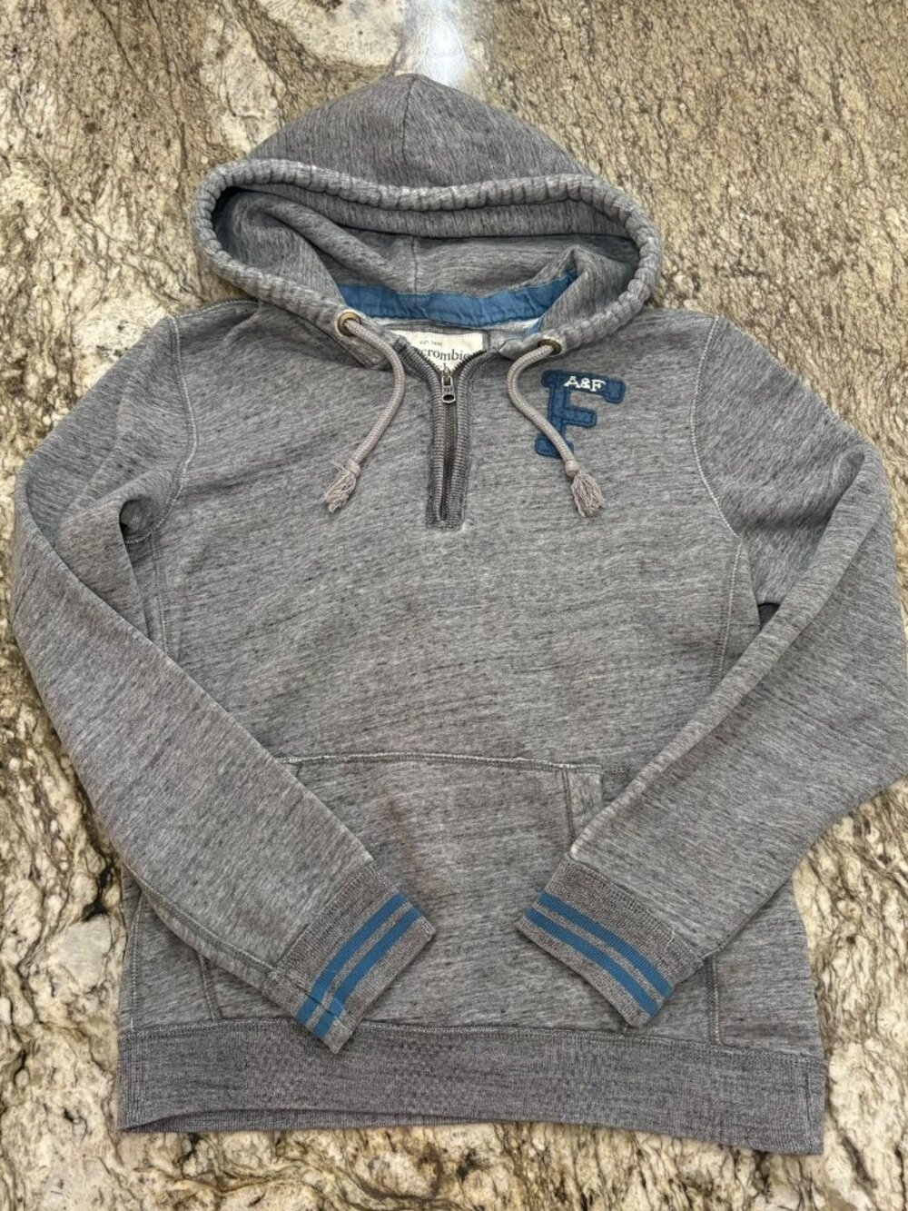 Y2K Abercrombie & Fitch 1/4 Zip Hoodie